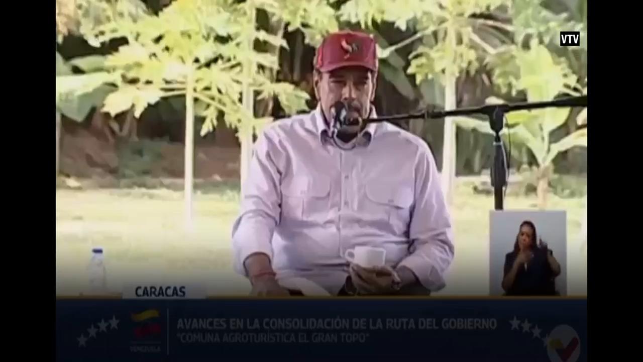 Venezuela's Maduro says the US is 'fabricating' a war as aircraft carrier travels to region