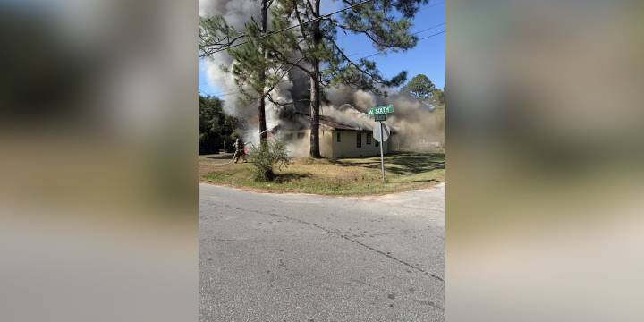 Adel Fire Department battles residential blaze on W. 6th Street