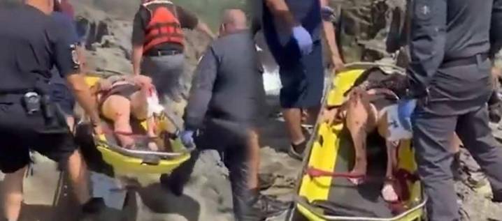 Turistas colombianos resultaron heridos al caer en zona rocosa, en Puerto Rico