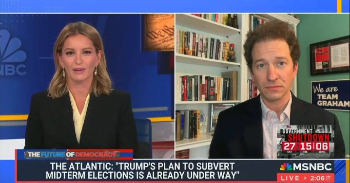 ‘Chilling’ MSNBC Host Reacts To Warning of Trump ‘Plan’ To ‘Subvert’ Midterms