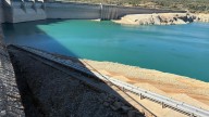 Imágenes del vaciado del embalse de El Grado