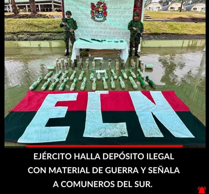 «Golpe al Terrorismo: Ejército Nacional Descubre Arsenal de Explosivos y Armas en Nariño»