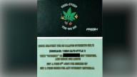 Flyers offering UDel marijuana delivery from imposter dispensary