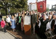 Mariano Castro, fundador de 'Los Xustos', ya tiene su jardín en El Natahoyo