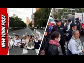 Dozens of 'Rabbis for Ceasefire' protesters arrested after blocking traffic