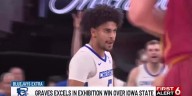 Nik Graves excels in Creighton's exhibition win over Iowa State