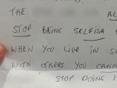 Neighbour’s brutal note backfires