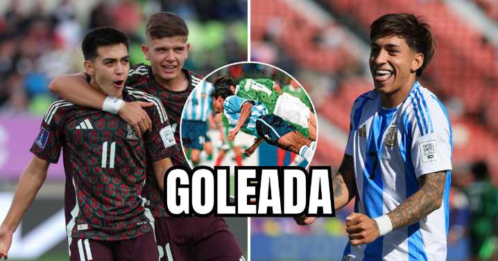 HISTÓRICO: así fue la icónica ocasión que México goleó a Argentina en un Mundial Sub