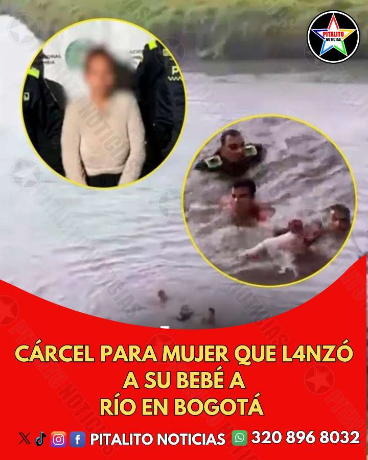 Mujer que lanzó a su bebé al río Bogotá fue enviada a prisión