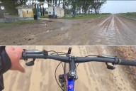 Maestro entrerriano pedaleó bajo la lluvia para dar clases en una cárcel