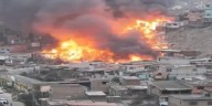 Cuatro heridos tras incendio en Lima, Perú