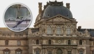 VIDEO | Difunden nuevo registro de ladrones escapando de Louvre con las joyas