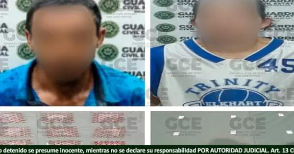 Atrapan a hombre y mujer con droga