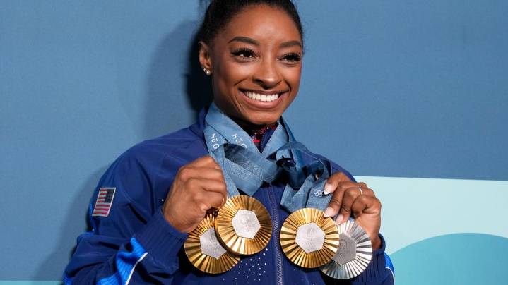Simone Biles says she hasn't ruled out competing in 2028 Olympics