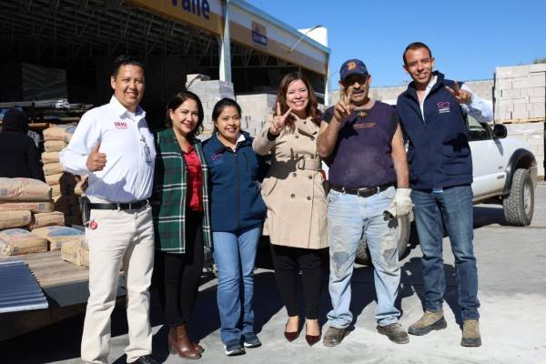 Coesvi entrega materiales a crédito, en Cuauhtémoc