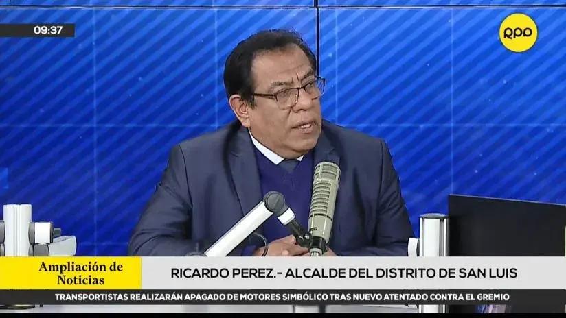 Alcalde de San Luis se mostró a favor de un estado de emergencia en Lima Metropolitana