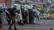 Arrests at pro-Palestinian protest after violence flares in Pakistan's eastern city of Lahore