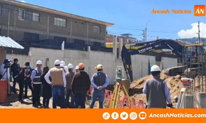 Huaraz: obra del nuevo IESPP supera cronograma con un 19% de avance físico