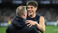 Charlie Curnow addresses Michael Voss relationship after admitting it would’ve been ‘hard’ to go back to Carlton