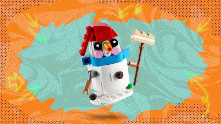 Build and take home a festive Lego Snowman for free at Barnes & Noble