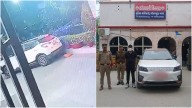 Disturbing Video Shows Man Runs Car Over Woman While Reversing At High Speed At Residential Society In UP's Greater Noida