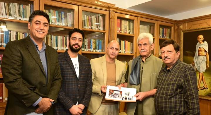 Delegation of PEMA Foundation Calls on LG Sinha 