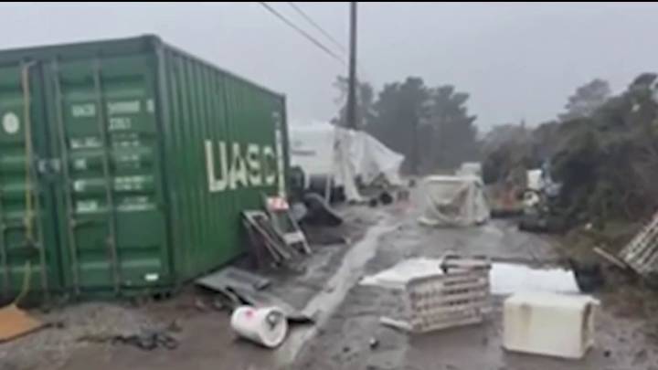 Tornado-like winds cause damage at Santa Cruz County farm – NBC Bay Area