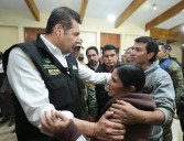 En llamada con Sheinbaum, Armenta confirma 8 sepultados en Huauchinango; urge ayuda aéreas para rescatar a 15