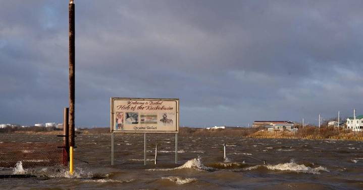 Remnants of Typhoon Halong bring widespread damage to Western Alaska