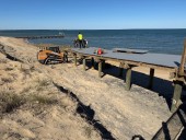 Ocean View Beach Park walkway demolished due to beach erosion