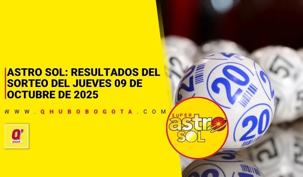 Astro Sol: resultados del sorteo del jueves 09 de octubre