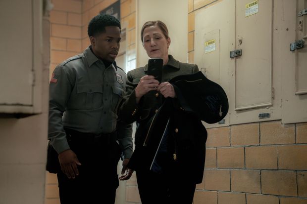 Edie Falco locks down prison boss role in ‘Mayor of Kingstown’