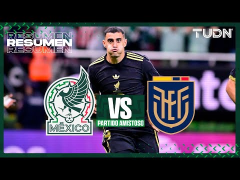 Ecuador vs. México (1-1): resumen y resultado del amistoso 