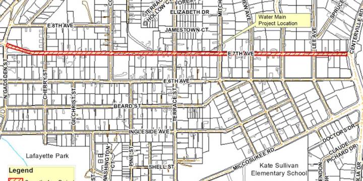 Seventh Avenue in Tallahassee set to be resurfaced starting Monday
