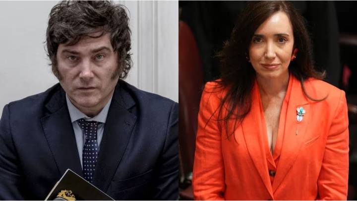 Javier Milei y Victoria Villarruel se dejaron de seguir en Instagram