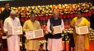 Modi unveils Rs 100 coin, Bharat Mata appears on Indian currency for first time