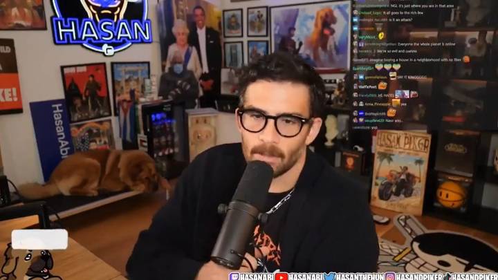 Twitch streamer Hasan Piker sparks controversy with dog shock collar incident during livestream