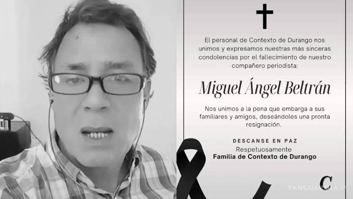 Asesinado periodista Miguel Ángel Beltrán Martínez en México