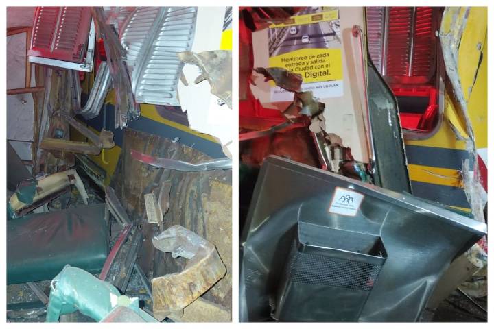 Al menos cuatro heridos. Dos trenes de la línea Urquiza chocaron en la estación General Lemos en San Miguel