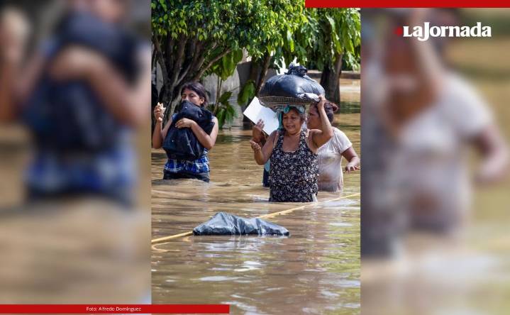 Decenas de colonias de Álamo, Veracruz, siguen anegadas y con graves perjuicios