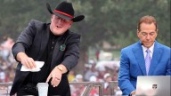 Pat McAfee literally stands on College Gameday table to get Alabama fans hyped