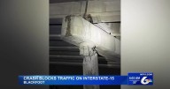 Semi-truck Driver Ran into a Bridge Pillar for The Riverton Road Overpass Last Night