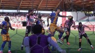 El Avilés sigue abonado a la épica: otro gol en el descuento da la tercera victoria consecutiva a los blanquiazules