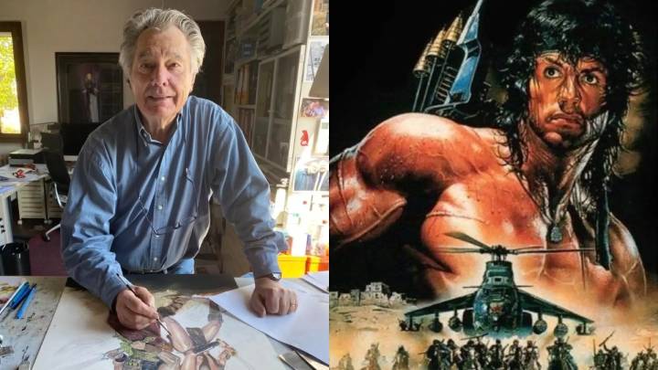 Muere Renato Casaro, diseñador de los pósters de 'Rambo', 'Conan el bárbaro' y 'La historia interminable'