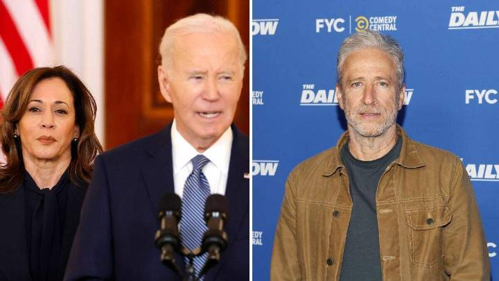 Harris' Answer On Whether Biden Was 'Fully Competent' Surprises Jon Stewart