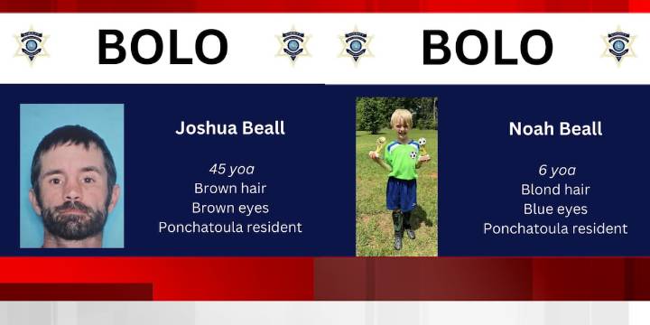 Authorities ‘concerned’ about boy’s welfare after being taken by father in Washington Parish