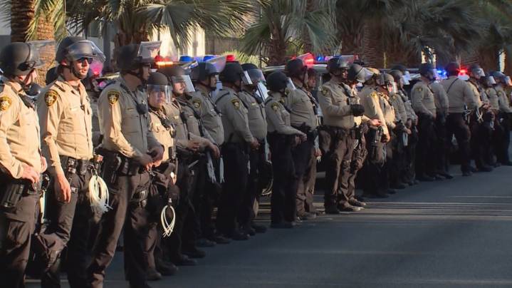Las Vegas police refile evidence for 'No Kings' arrests: 'We're not letting people go and riot in this town'