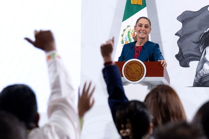 Liberación de derecho de vía para trenes de pasajeros tiene 66% de avance: Claudia Sheinbaum