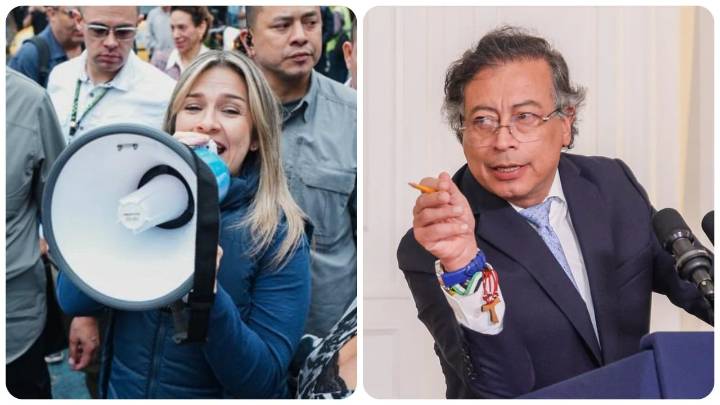 Vicky Dávila encaró a Gustavo Petro: “Aquí lo espero para que me encarcele, no le tengo miedo...perro que ladra no muerde”