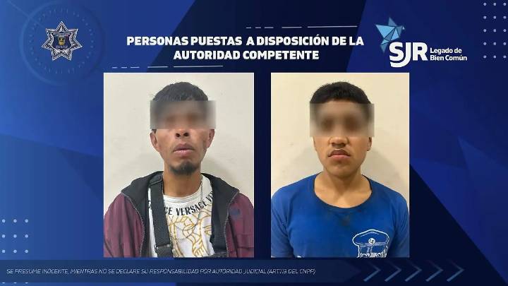 Robaron con violencia y los atoraron